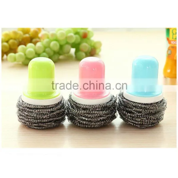 Kitchen Handle Pot Round Stainless Steel Wire Brush photo-6
