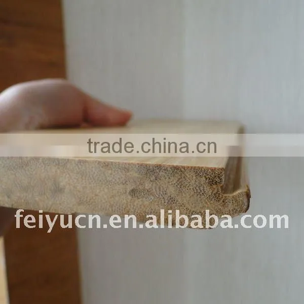CE Click-lock System Elegant Carbonized Natural Strand Woven Moistureproof Bamboo Parquet Flooring