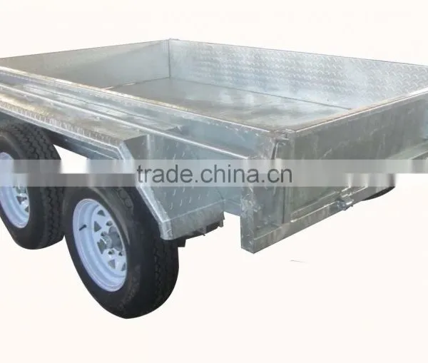 8x5 Tandem Axle Cage Trailer Double Axle Trailer photo-5