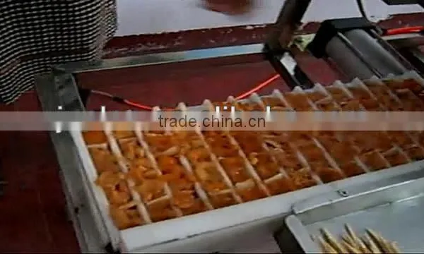 bbq skewer machine / automatic satay meat skewer machine