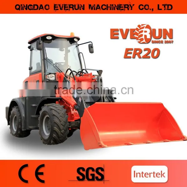 Everun New 2 Ton Multifunction Wheel Loader With Quick Hitch