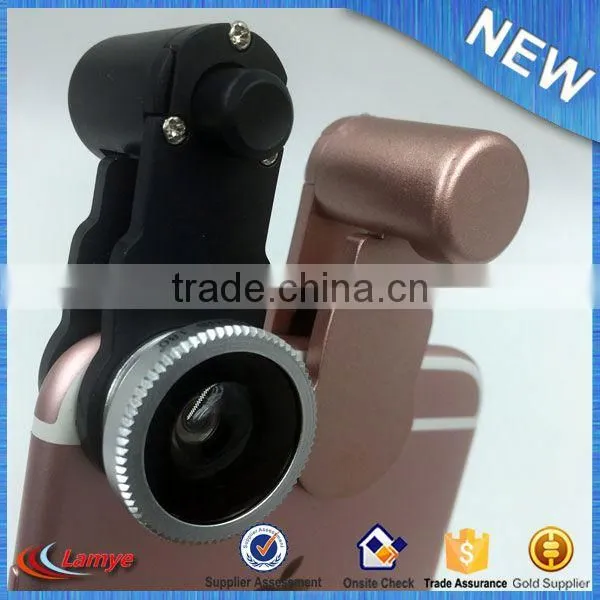 Top Selling Products Universal Clip Fisheye Lens Mini Camera Lens for Smartphone Gold Manufacture photo-2