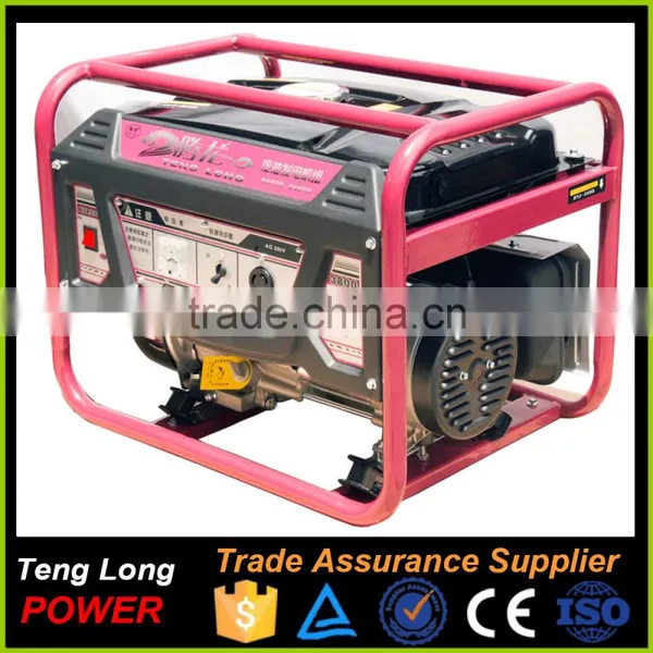 2 kw ac Single Phase Dual Fuel Power LPG Nature Gas Gasoline Less Consumption Generator photo-2