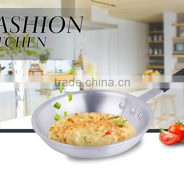 Best Kitchen Aluminum Sanded Cut Rim Chinese Deep Frying Pan photo-6