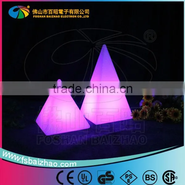 Color Changing Remote LED Pyramid Light photo-2