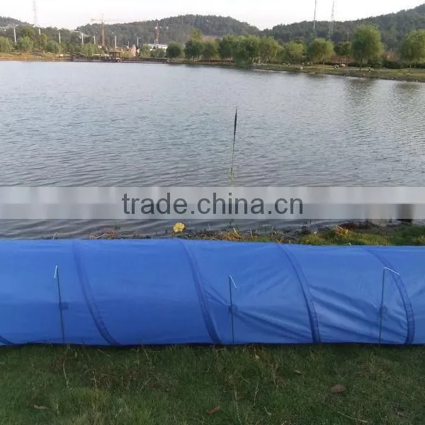 Hot Selling Pet Products Blue 190T Polyester With 6pcs Steel Sticks Dog Training Tunnel photo-2