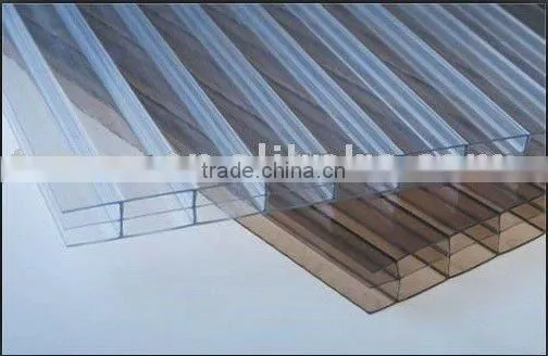 4-18mm UV-protection Red Polycarbonate Hollow Sheet photo-5