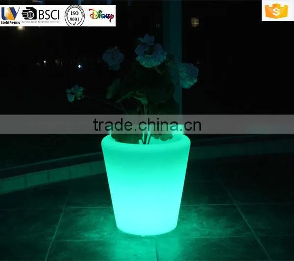 Smart Control Plastic Light up Flower Pot photo-4