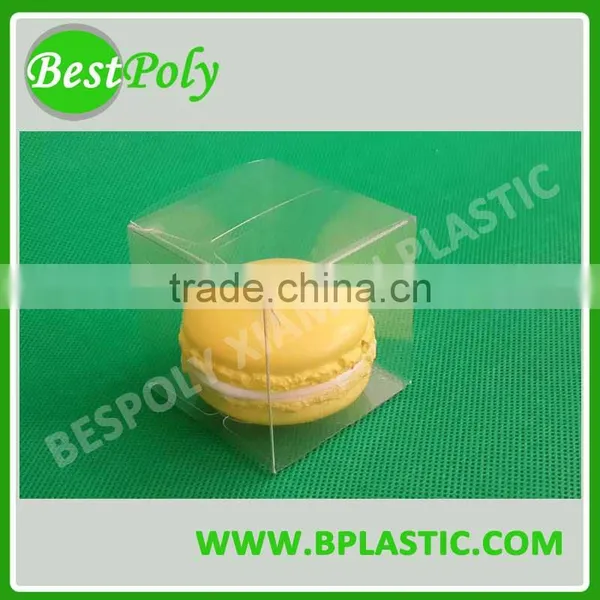 FDA Customized Clear Plastic Macaron Boxes for 1, 2, 4, 6, 12 Macarons photo-6