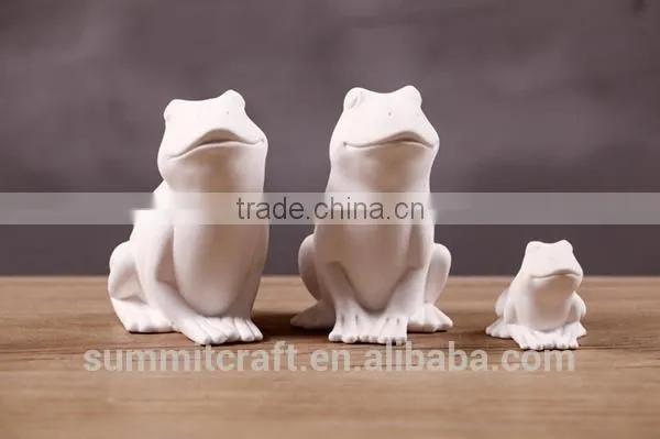 Miniature Ceramic Porcelain Animal Ceramic Frog Figurines photo-4