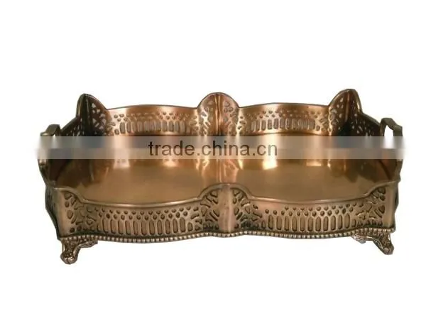 Antique Metal Tray photo-3