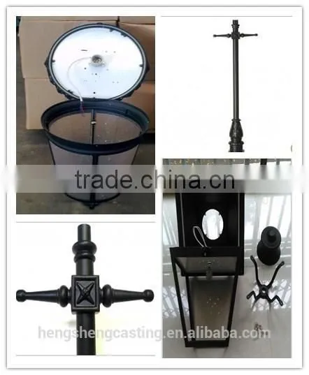 Spanish Style Street Cast Iron Antique Lighting Pole photo-3