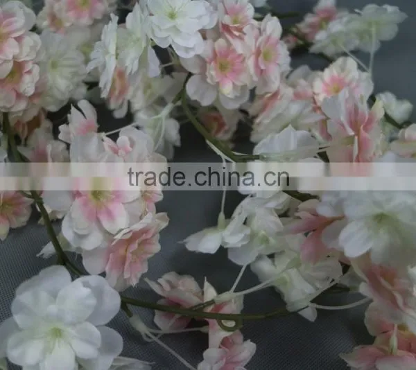 Artificial Colourful Cherry Blossom Garland for Window Display photo-4