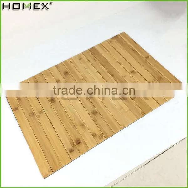 Handcrafted Bamboo Floor Mat Homex-BSCI Factory photo-2