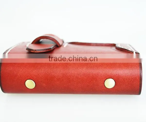 Top Genuine Leather Business Card Holder Business Genuine Leather Cover Bulk Clear PVC Card Holder photo-4