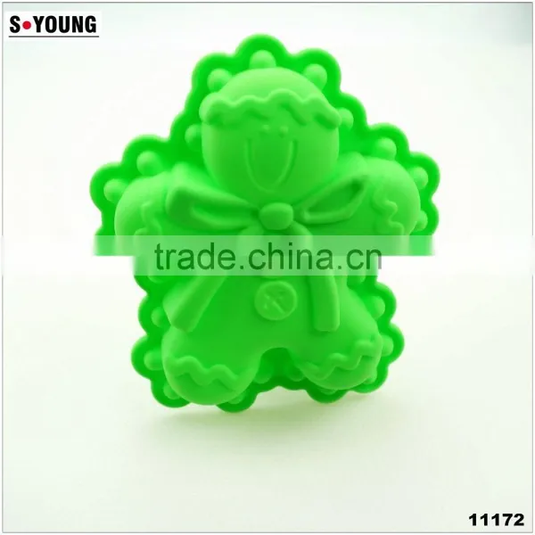 11172 Funny Baby Shaped Silicone Cake Mold photo-2