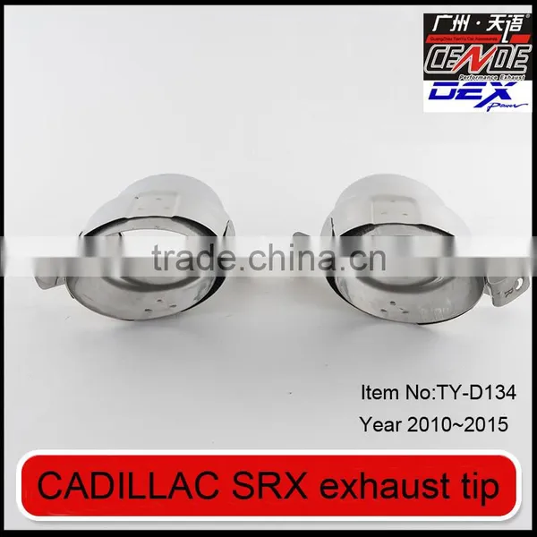 Auto Tuning Stainless Muffler Tip in Exhaust Pipe for Cadillac SRX photo-2
