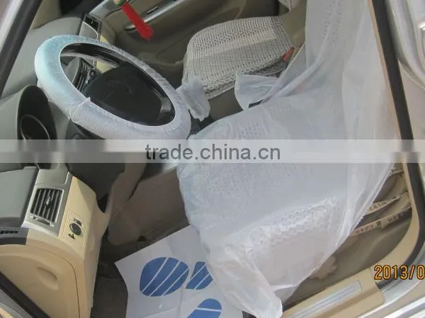 5 in 1 Car Kits5 in 1 Disposable Clean Setplastic Car Seat Covers 5 in 1 Kit photo-2
