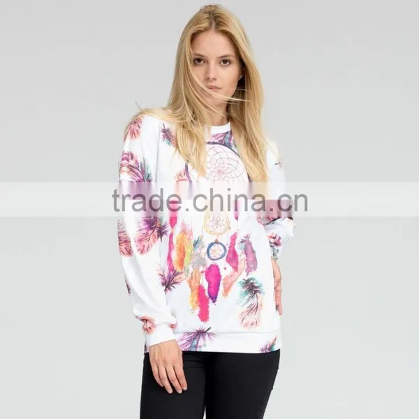 Wholesale Custom Sublimation Printed Men Winter Sweatshirt / Team Polyester Sports Sweatshirt photo-4
