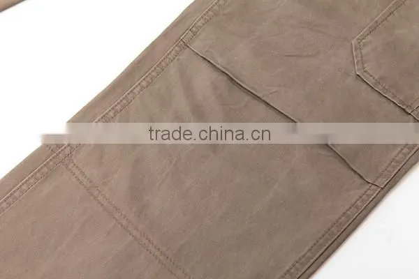 Fashion Style 100% Cotton Multi Pockets Women Trousers photo-3