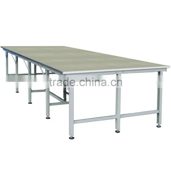 KAIYU 1530mm,1830mm,2130mm,2430mm Sectional Fabric Cutting Table
