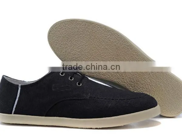 Mens Canvas Upper Rubber Sole Shoe Brand Name Overstock photo-4