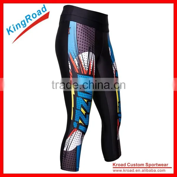 Newest 2015 Custom Compression Pants, Compression Leggings, Mens Tights photo-2