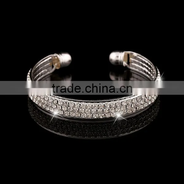 2016 High Quality Paving Zircon Bracelets Women Style Rhinstone Bracelets for Luxury Party photo-3