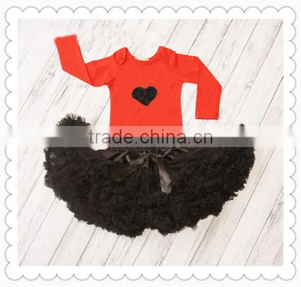 2015 Newest Christmas 100% Cotton Rose Flowers Pettiskirt Sets Kids TuTu Dress photo-5