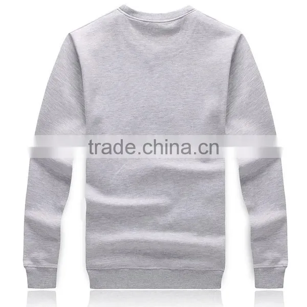 Fashion Round Neck Pullover Custom Wholesale Printing 2016 Thick Warm Fleece Multi-Color Sweatshirt Men photo-2