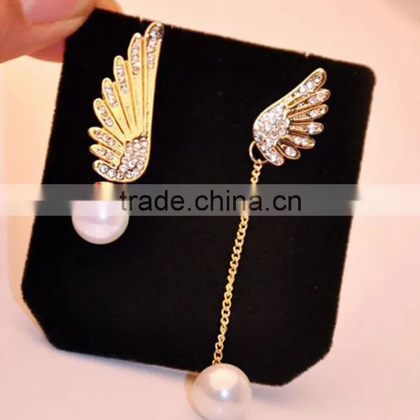 Zm33723a Fashion Jewelry 2017 Latest Unique Design Gold Plated Earrings photo-5
