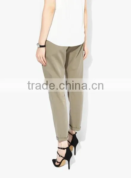 2016 Cotton Pants,khakis and co Women Pants.colored Cotton Pants photo-4