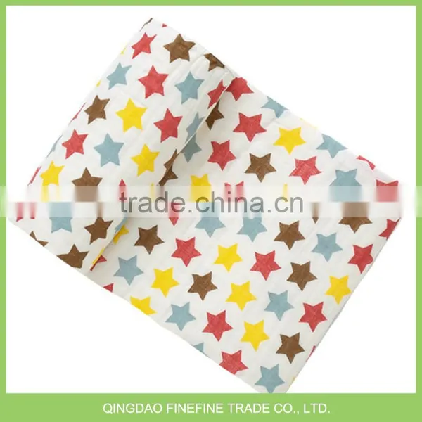 Cheap Soft Bamboo Organic Cotton Fabric Baby Blanket photo-6