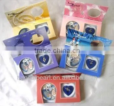 Fashion Jewelry Details About 50 Set Wish Pearl Necklace Set Oyster Drop Pendant Free Shipping By China Post