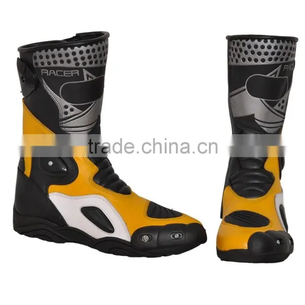 Motorbike Leather Boot/Racing Boot/ LEATHER MOTORCYCLE BOOT photo-2