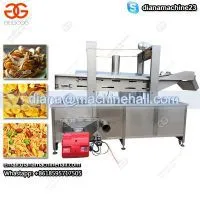 Continuous Pork Rinds Frying Machine|Automatic Peanut Fryer Machine photo-3