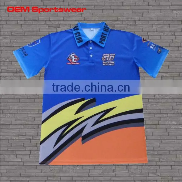 Kids Custom Made Wholesale Racing Pit Crew Shirts photo-3