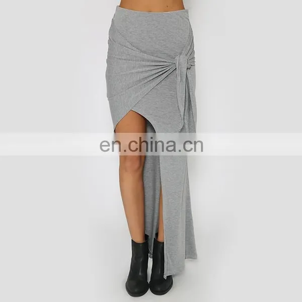 Women Clotheses New Fashion Women Long Skirt in Grey photo-4