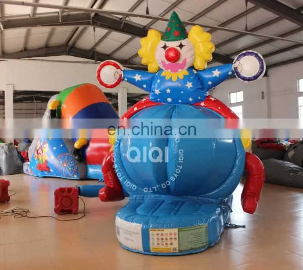 QIQI Newest Cater Pillar Tunnel Toy,46ft Inflatable Clown Tunnel photo-3
