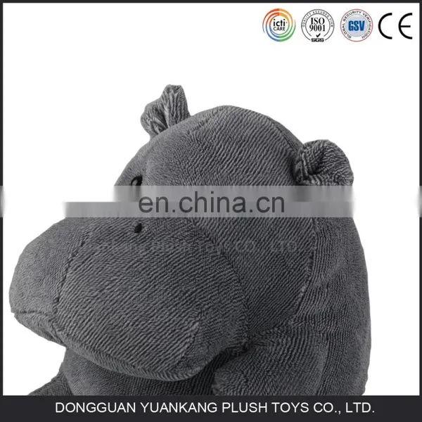 New Design Hot Sale Custom Animal Plush Hippopotamus Toy for Kids photo-5