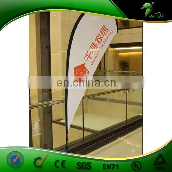 Custom High Quality Promotion Feather Flag Flying Flags and Banners With Water Bag photo-2