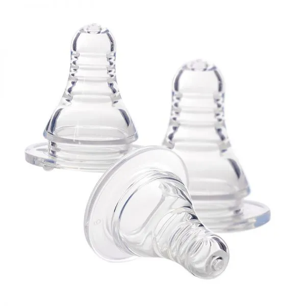 Food Grade BPA Free Standard Specifications Silicone Baby Milk Feeding Bottle Nipple photo-2