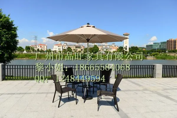 Wooden Cap 9 Fee Courtyard Outdoor Umbrella Crank Washable cover photo-3