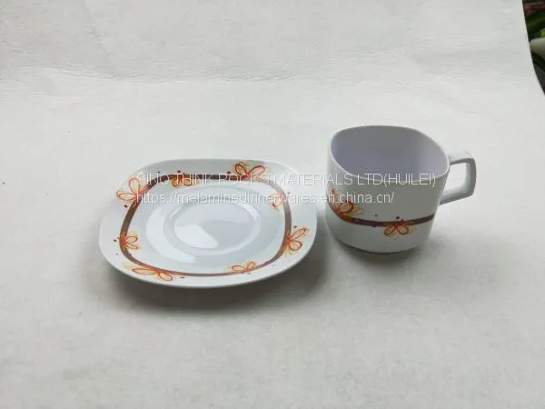 Melamine Coffee Mug With Tray photo-2