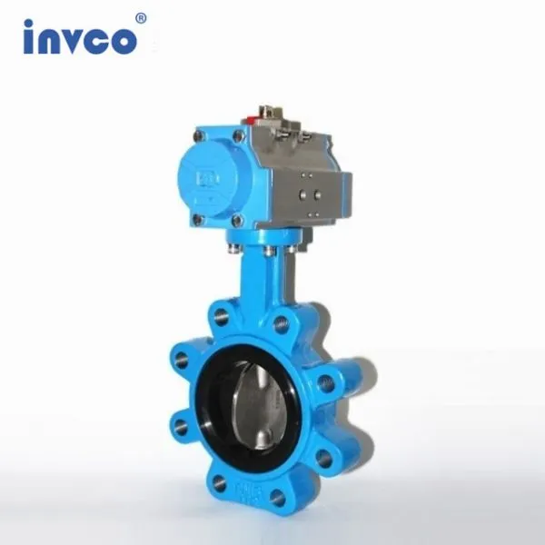 INVCO Pneumatic Butterfly Valve,lug Type Butterfly Valve photo-2