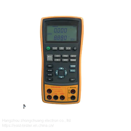 Backlight handheld current voltage calibrator with dc ac supply ET2715A