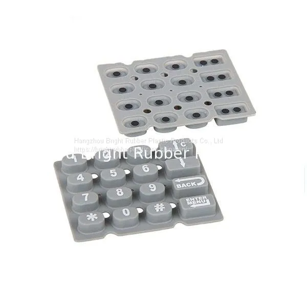 High Quality Foodgrade Custom 50 Shore A Various Conductive Silicone Keypad photo-3