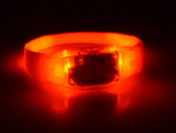 Silicone Wristband Watch Flashing Motion Motivated Silicone Sport photo-3
