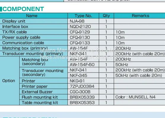 JRC JFE-380 NAVIGATIONAL ECHO SOUNDER photo-3