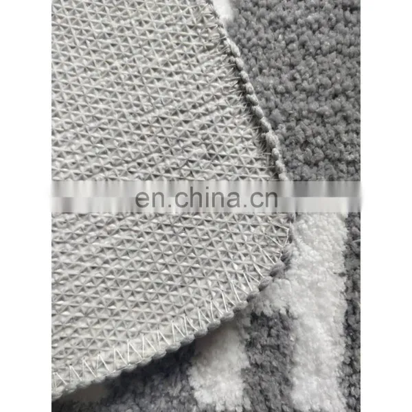 Factory Manufacture Soft Modern Non-slip Comfortable Bathroom Washable Microfibre Bath Mat With TPR photo-2